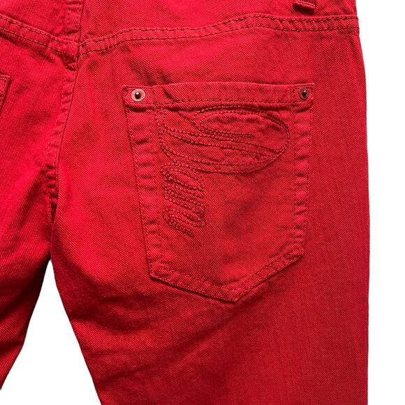 NWT Dsquared2 Red Jeans Low Rise Y2K Women’s Size‎ 44 (8 US) - Picture 9 of 11